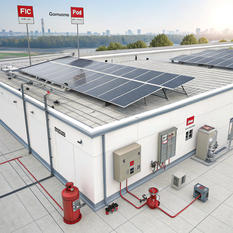 Bezpieczeństwo pożarowe instalacji fotowoltaicznych (dachowe systemy PV)